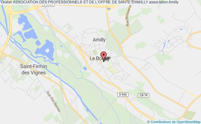 plan association Association Des Professionnels Et De L'offre De Sante D'amilly Amilly