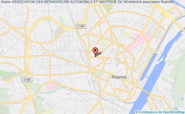 plan association Association Des Reparateurs Automobile Et Nautique Du Roannais Roanne
