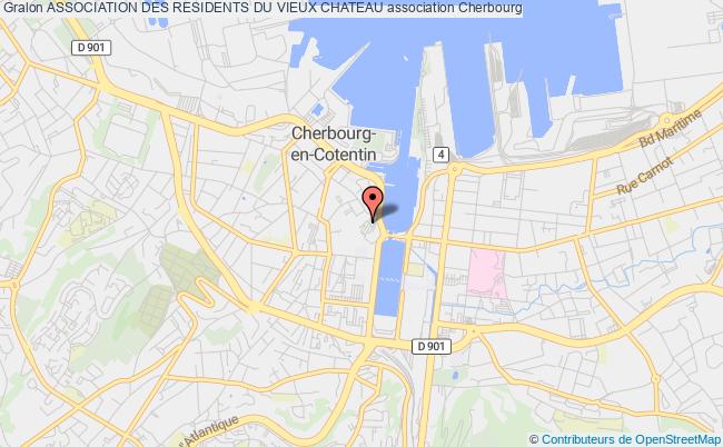 plan association Association Des Residents Du Vieux Chateau Cherbourg-Octeville