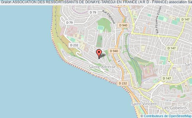 plan association Association Des Ressortissants De Donaye-taredji En France (a R D - France) Sainte-Adresse