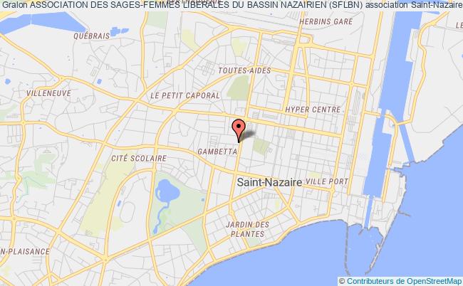 plan association Association Des Sages-femmes Liberales Du Bassin Nazairien (sflbn) Saint-Nazaire