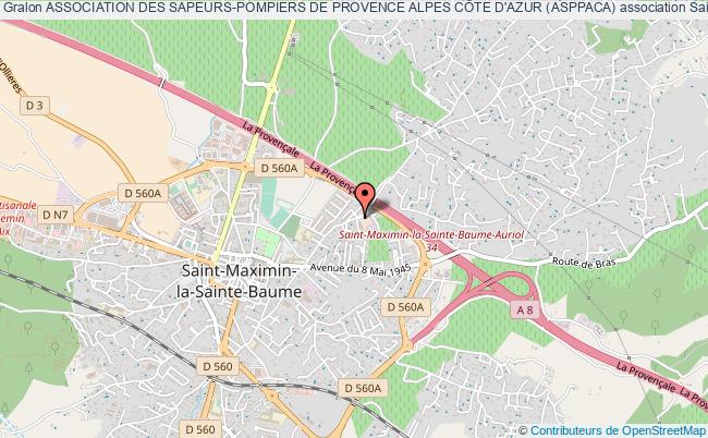 plan association Association Des Sapeurs-pompiers De Provence Alpes CÔte D'azur (asppaca) Saint-Maximin-la-Sainte-Baume