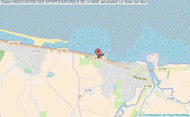 plan association Association Des Sports Naturels De La Baie Le Vivier-sur-Mer