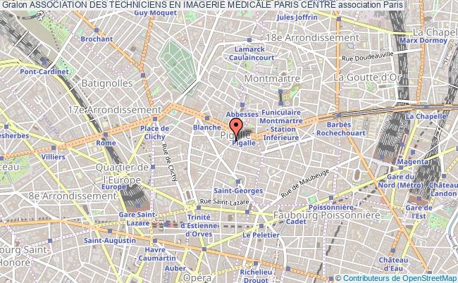 plan association Association Des Techniciens En Imagerie MÉdicale Paris Centre Paris