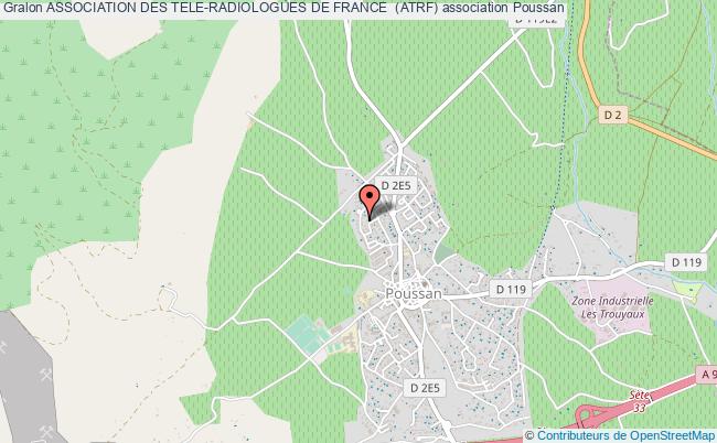 plan association Association Des Tele-radiologues De France  (atrf) Poussan