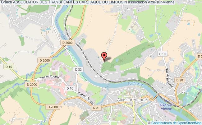 plan association Association Des Transplantes Cardiaque Du Limousin Aixe-sur-Vienne