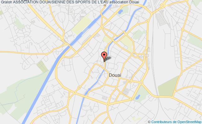 plan association Association Douaisienne Des Sports De L'eau Douai