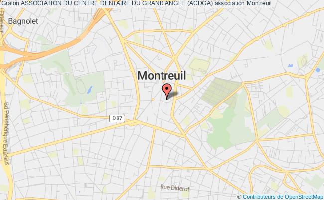 plan association Association Du Centre Dentaire Du Grand Angle (acdga) Montreuil