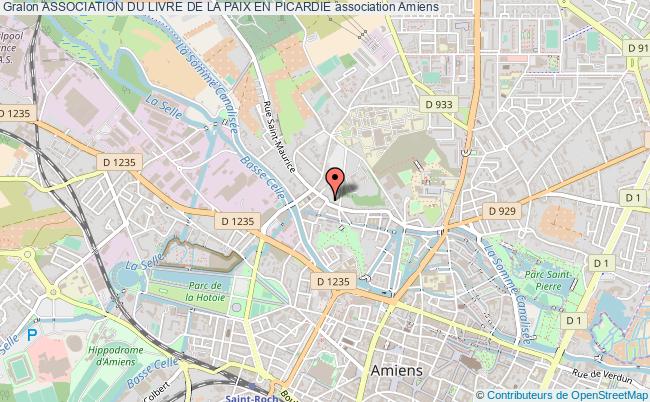 plan association Association Du Livre De La Paix En Picardie Amiens