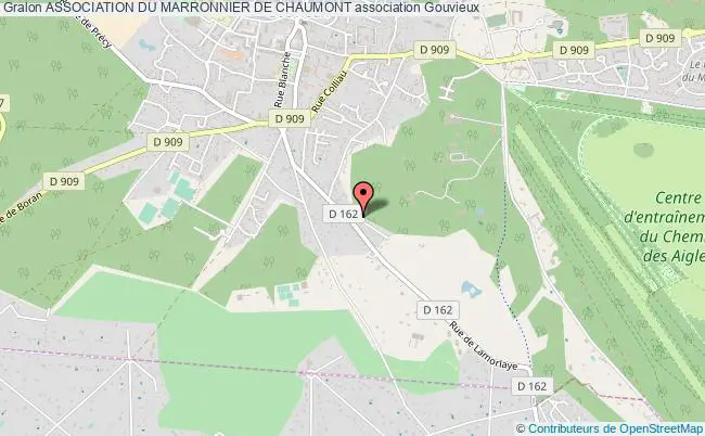 plan association Association Du Marronnier De Chaumont Gouvieux