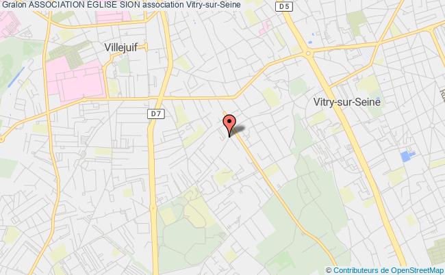 plan association Association Église Sion Vitry-sur-Seine