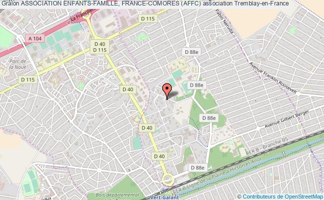 plan association Association Enfants-famille, France-comores (affc) Tremblay-en-France