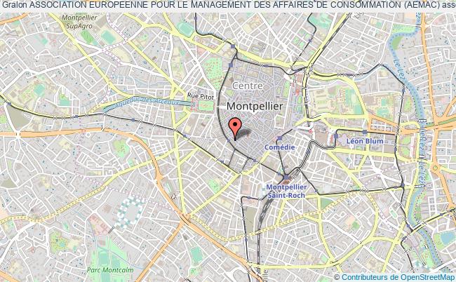 plan association Association Europeenne Pour Le Management Des Affaires De Consommation (aemac) Montpellier