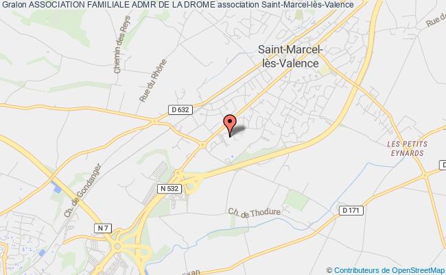 plan association Association Familiale Admr De La Drome Saint-Marcel-lès-Valence