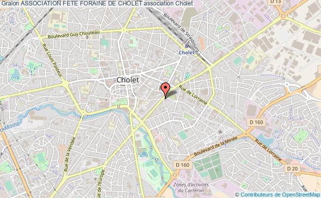 plan association Association Fete Foraine De Cholet Cholet