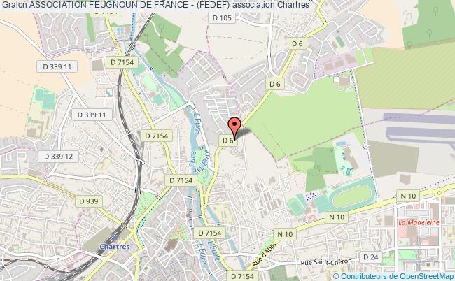 plan association Association Feugnoun De France - (fedef) Chartres