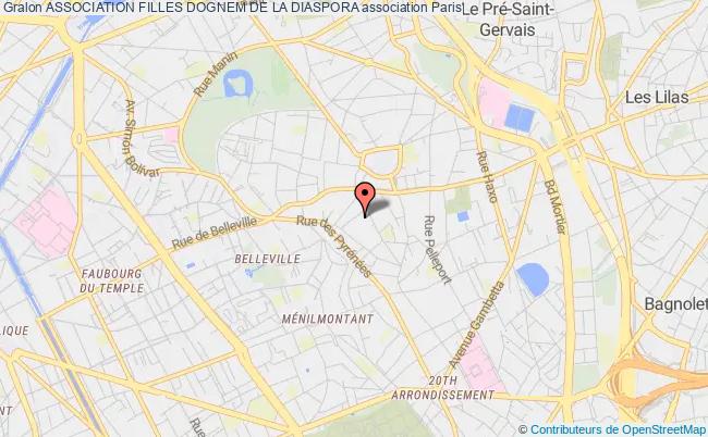 plan association Association Filles Dognem De La Diaspora Paris 20e