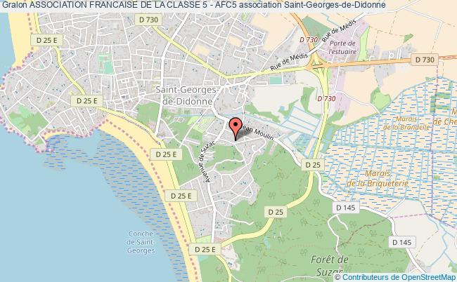 plan association Association Francaise De La Classe 5 - Afc5 Saint-Georges-de-Didonne