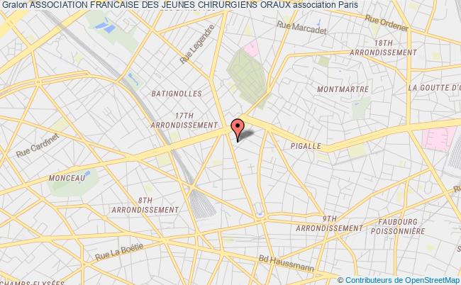 plan association Association Francaise Des Jeunes Chirurgiens Oraux Paris