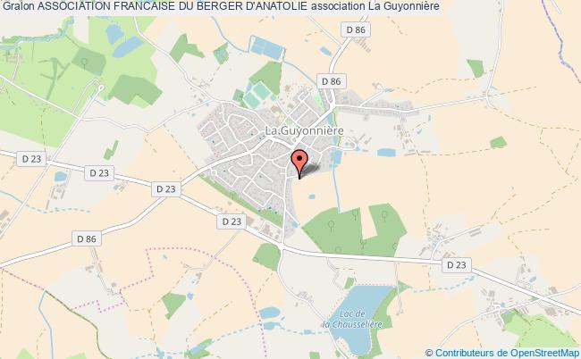 plan association Association Francaise Du Berger D'anatolie La    Guyonnière