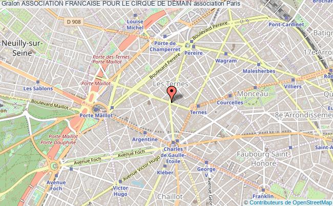 plan association Association Francaise Pour Le Cirque De Demain Paris 17e
