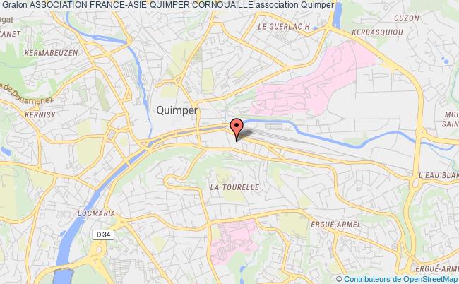 plan association Association France-asie Quimper Cornouaille Quimper