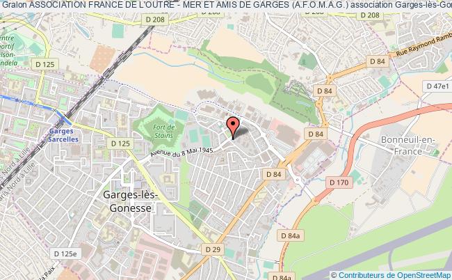 plan association Association France De L'outre - Mer Et Amis De Garges (a.f.o.m.a.g.) Garges-lès-Gonesse