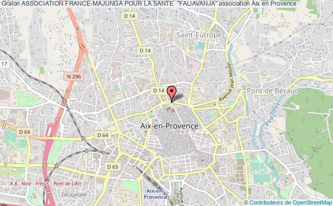 plan association Association France-majunga Pour La Sante  "faliavanja" Aix-en-Provence