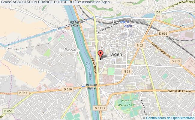 plan association Association France Police Rugby Agen