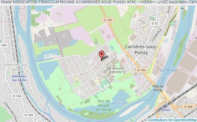 ASSOCIATION FRANCO-AFRICAINE A CARRIERES SOUS POISSY AFAC <<HERA>> (JOIE)