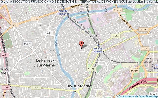 plan association Association Franco-chinoise D'echange International De Women Nous Bry-sur-Marne