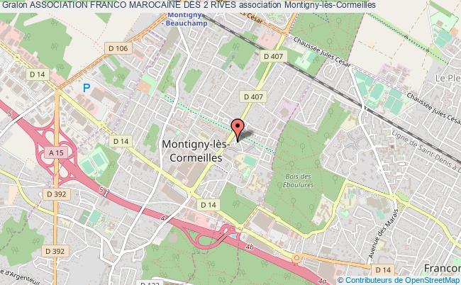 plan association Association Franco Marocaine Des 2 Rives Montigny-lès-Cormeilles