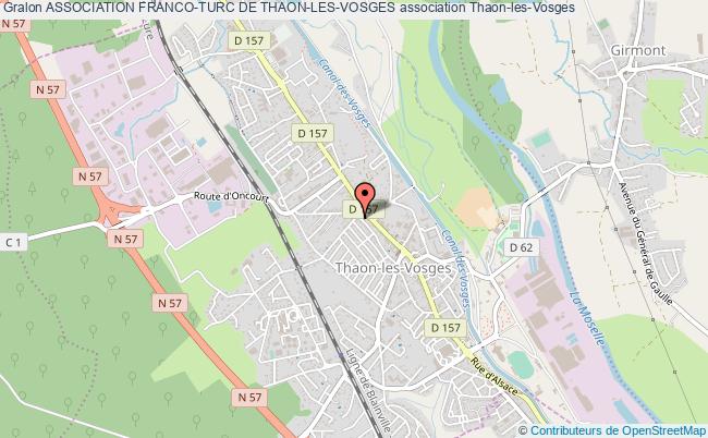 plan association Association Franco-turc De Thaon-les-vosges Thaon-les-Vosges