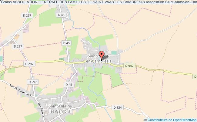 plan association Association Generale Des Familles De Saint Vaast En Cambresis Saint-Vaast-en-Cambrésis