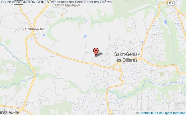 plan association Association Gonestar Saint-Genis-les-Ollières