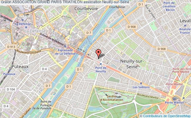 plan association Association Grand Paris Triathlon Neuilly-sur-Seine