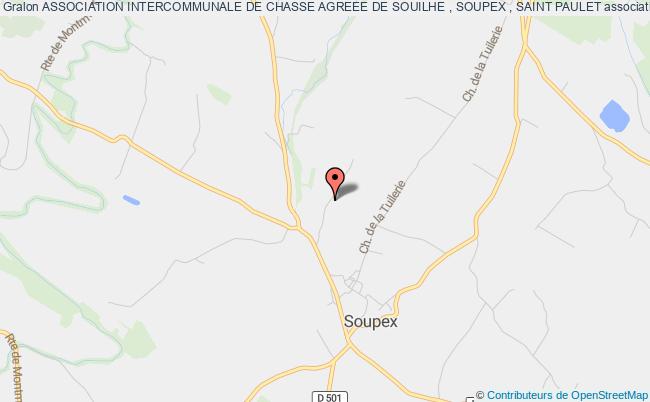 ASSOCIATION INTERCOMMUNALE DE CHASSE AGREEE DE SOUILHE , SOUPEX , SAINT PAULET