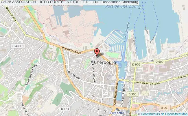 plan association Association Just'o Core Bien Etre Et Detente Cherbourg-Octeville