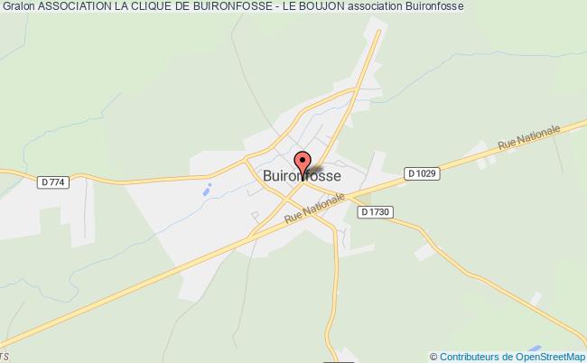 ASSOCIATION LA CLIQUE DE BUIRONFOSSE - LE BOUJON