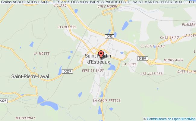 ASSOCIATION LAIQUE DES AMIS DES MONUMENTS PACIFISTES DE SAINT MARTIN-D'ESTREAUX ET DU DEPARTEMENT DE LA LOIRE