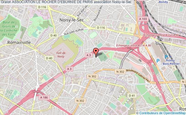 plan association Association Le Rocher D'eburnie De Paris Noisy-le-Sec