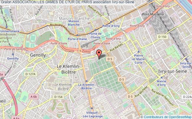 plan association Association Les Dames De C?ur De Paris Ivry-sur-Seine