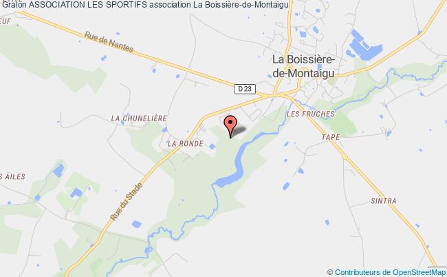 plan association Association Les Sportifs Boissière-de-Montaigu