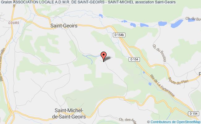 plan association Association Locale A.d.m.r. De Saint-geoirs - Saint-michel Saint-Geoirs