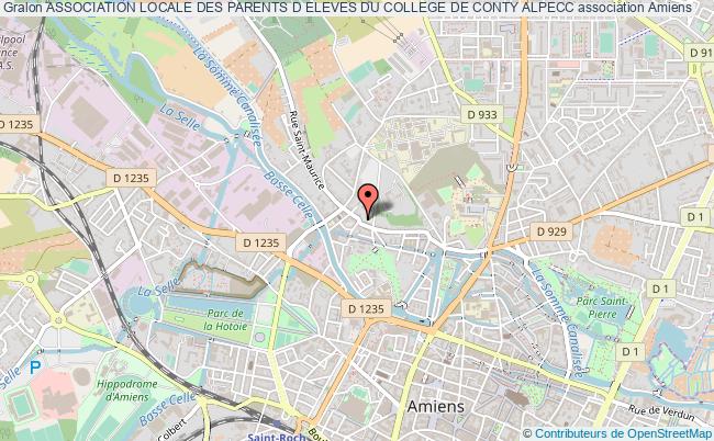 plan association Association Locale Des Parents D Eleves Du College De Conty Alpecc Amiens