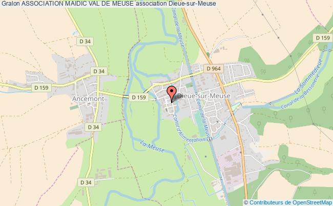plan association Association Maidic Val De Meuse Dieue-sur-Meuse