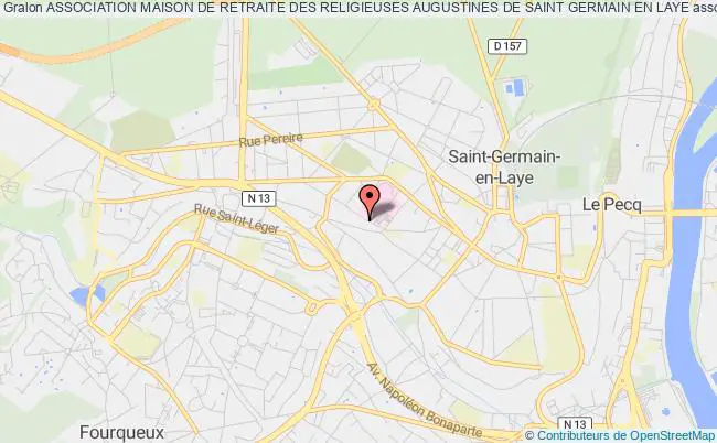 plan association Association Maison De Retraite Des Religieuses Augustines De Saint Germain En Laye Saint-Germain-en-Laye
