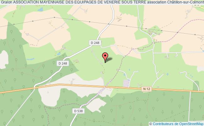 plan association Association Mayennaise Des Equipages De Venerie Sous Terre Châtillon-sur-Colmont