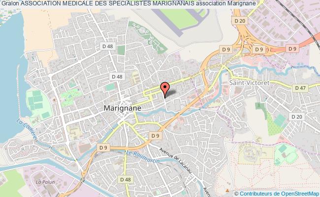 plan association Association Medicale Des Specialistes Marignanais Marignane
