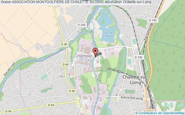 plan association Association Montgolfiere De Chalette S/loing Châlette-sur-Loing